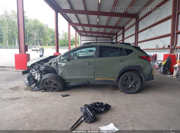 4S4GUHF65S3768485 2025 SUBARU CROSSTREK Green სალონის 360-გრადუსიანი ხედი