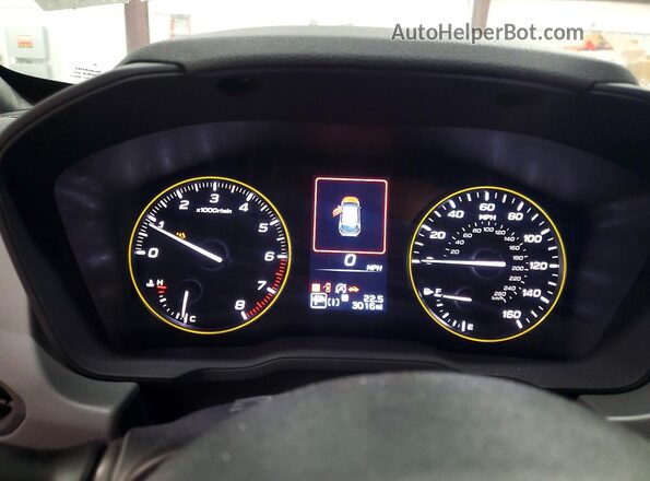 4S4GUHF65T3760758 2026 SUBARU CROSSTREK Белый Вид щитка приборов