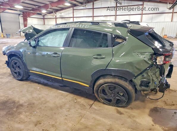 4S4GUHF66R3701663 2024 SUBARU CROSSTREK Green Rear left