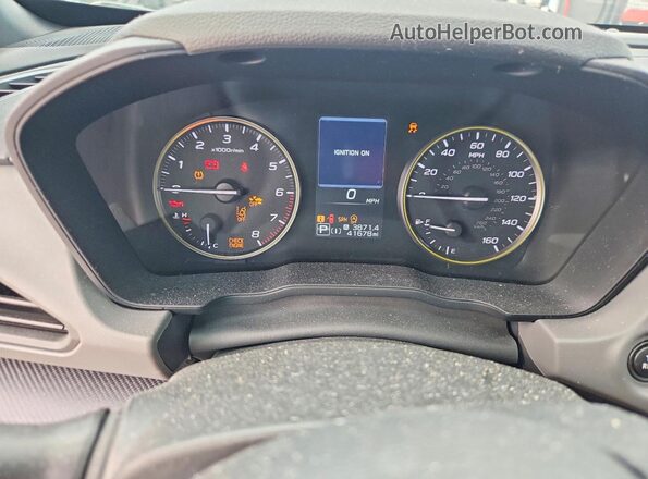 4S4GUHF66R3710489 2024 SUBARU CROSSTREK Green ხელსაწყოთა პანელის ხედი