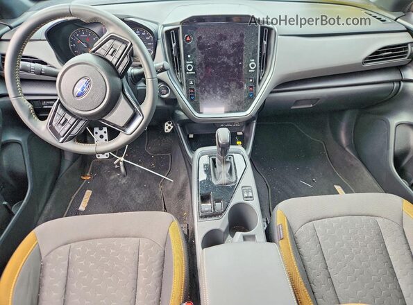 4S4GUHF66R3710489 2024 SUBARU CROSSTREK Green წინა პანელის ხედი
