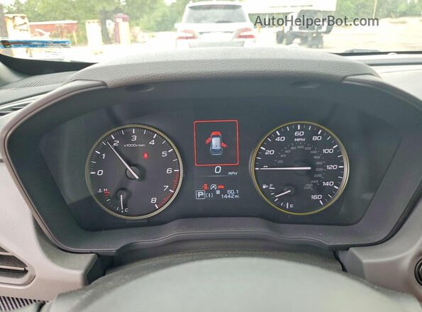 4S4GUHF66S3740775 2025 SUBARU CROSSTREK Blue Vista del cuadro de instrumentos