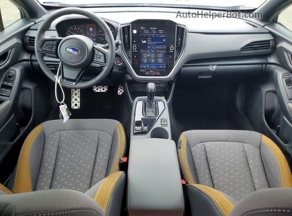 4S4GUHF66S3740775 2025 SUBARU CROSSTREK Blue Vista del salpicadero