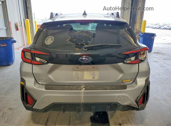 4S4GUHF67R3721193 2024 SUBARU CROSSTREK Silver Vista trasera