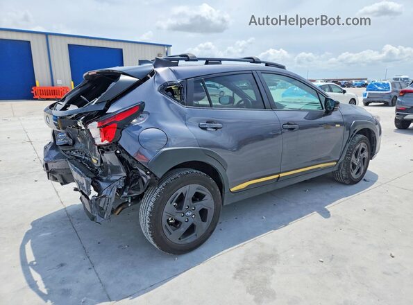 4S4GUHF68S3705302 2025 SUBARU CROSSTREK Gray Задня права чверть