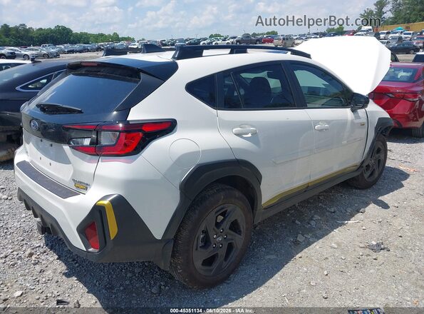 4S4GUHF68S3745878 2025 SUBARU CROSSTREK White უკანა მარჯვენა