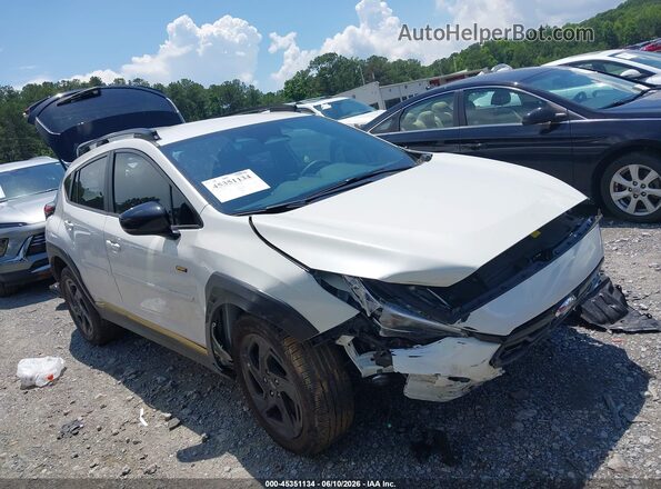4S4GUHF68S3745878 2025 SUBARU CROSSTREK White უკანა სალონის ხედი