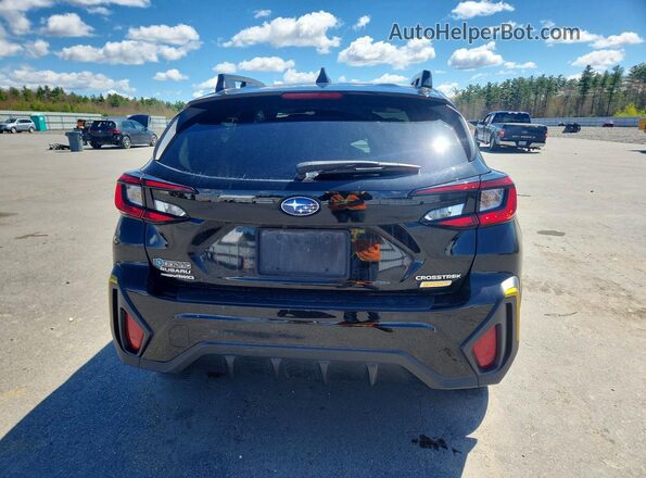 4S4GUHF69R3711281 2024 SUBARU CROSSTREK Черный Вид сзади