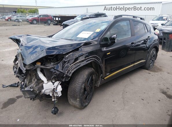 4S4GUHF69R3802938 2024 SUBARU CROSSTREK Black Front left