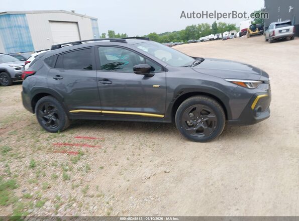 4S4GUHF69S3768912 2025 SUBARU CROSSTREK Gray 