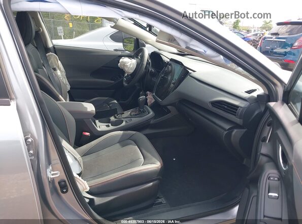4S4GUHL60S3775087 2025 SUBARU CROSSTREK Gray წინა სალონის ხედი