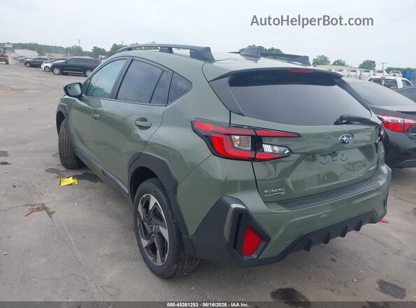 4S4GUHL64S3779160 2025 SUBARU CROSSTREK Green Tył lewy
