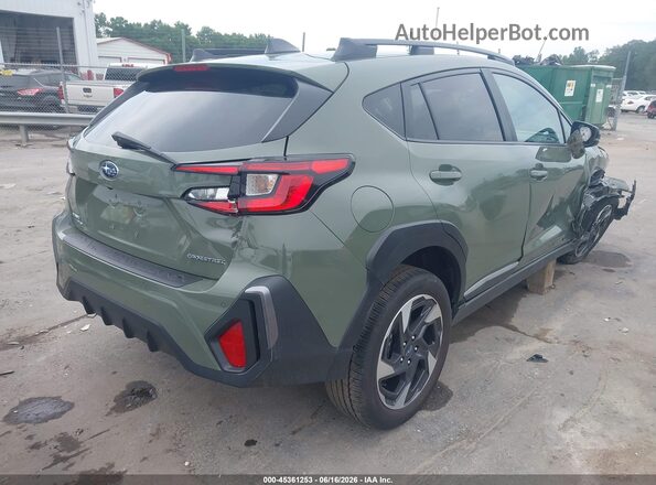 4S4GUHL64S3779160 2025 SUBARU CROSSTREK Green Tył prawy