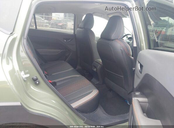 4S4GUHL64S3779160 2025 SUBARU CROSSTREK Green Widok naklejki z numerem VIN