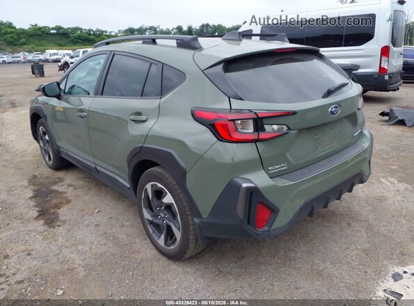 4S4GUHL67R3795413 2024 SUBARU CROSSTREK Green Tył lewy