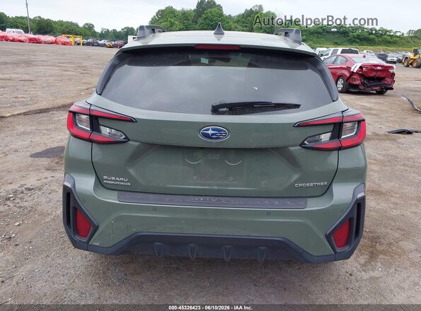 4S4GUHL67R3795413 2024 SUBARU CROSSTREK Green 
