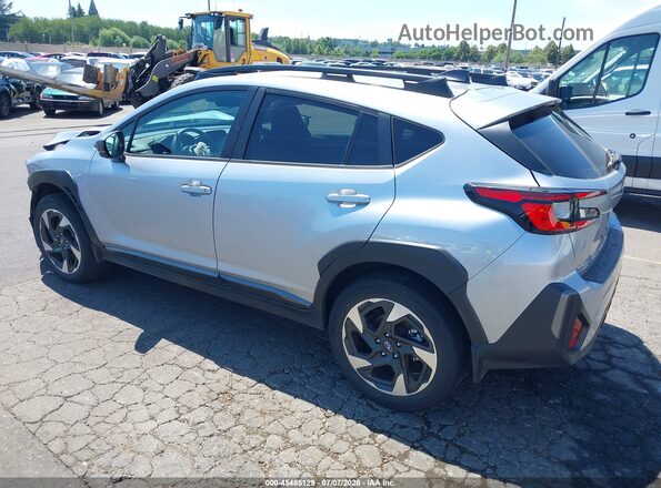 4S4GUHL68R3740968 2024 SUBARU CROSSTREK Silver Rear left