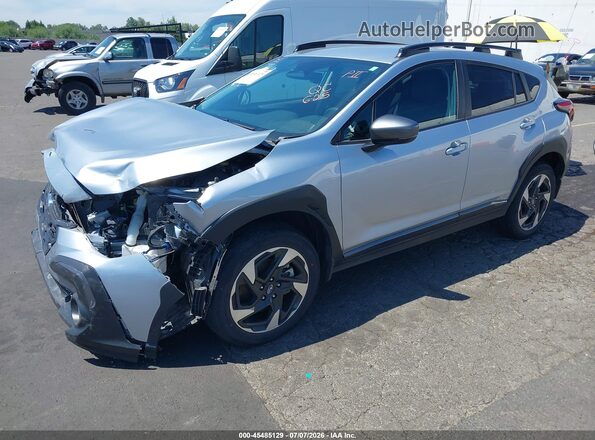 4S4GUHL68R3740968 2024 SUBARU CROSSTREK Silver Front left