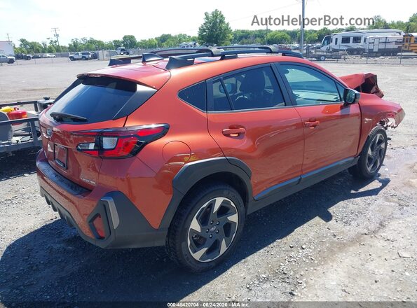 4S4GUHM60R3753521 2024 SUBARU CROSSTREK Оранжевый Задняя правая четверть