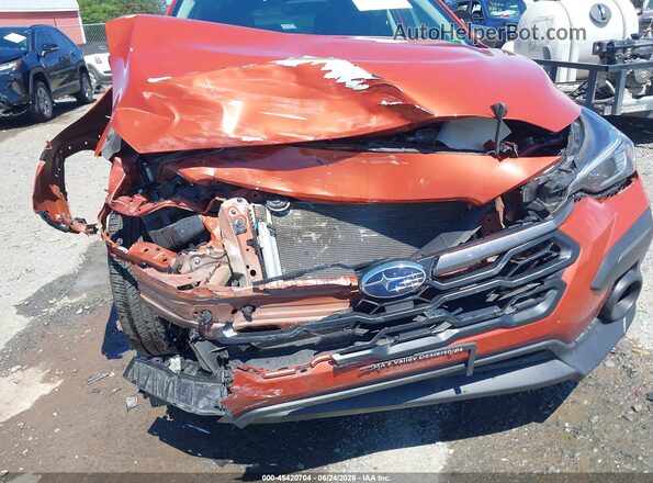 4S4GUHM60R3753521 2024 SUBARU CROSSTREK Оранжевый Вид спереди