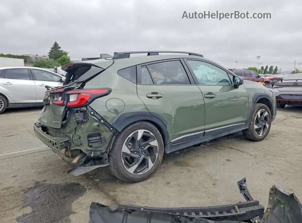 4S4GUHM60R3815404 2024 SUBARU CROSSTREK Green Trasero derecho