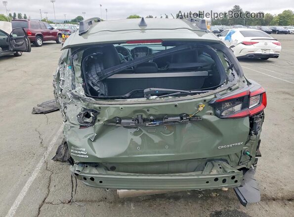 4S4GUHM60R3815404 2024 SUBARU CROSSTREK Green Vista trasera