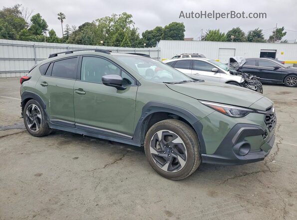 4S4GUHM60R3815404 2024 SUBARU CROSSTREK Green Delantero derecho