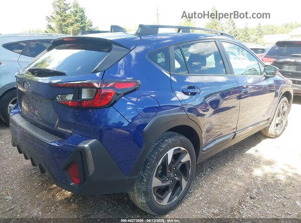 4S4GUHM60S3739575 2025 SUBARU CROSSTREK Dark Blue Задня права чверть