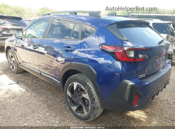 4S4GUHM60S3739575 2025 SUBARU CROSSTREK Dark Blue Задня ліва чверть