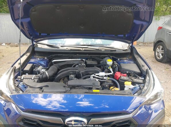 4S4GUHM60S3739575 2025 SUBARU CROSSTREK Dark Blue Вид ззаду