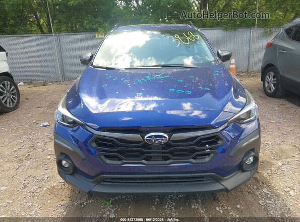 4S4GUHM60S3739575 2025 SUBARU CROSSTREK Dark Blue Вид щитка приладів
