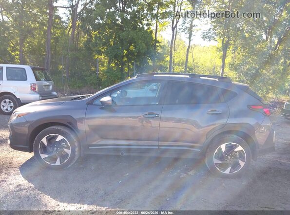 4S4GUHM61S3779289 2025 SUBARU CROSSTREK Gray Սալոնի 360 աստիճան տեսք