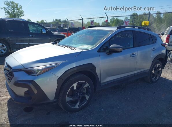 4S4GUHM62S3740467 2025 SUBARU CROSSTREK Серебряный Передняя левая четверть