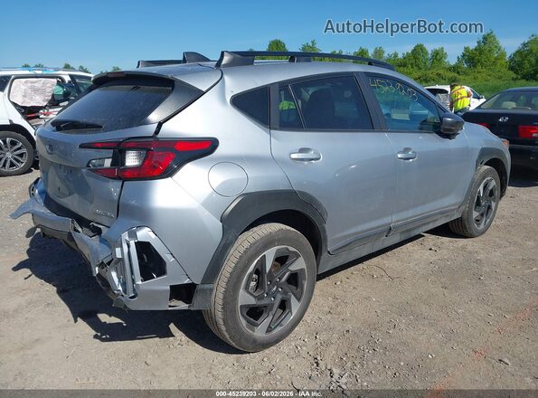 4S4GUHM62S3740467 2025 SUBARU CROSSTREK Серебряный Задняя правая четверть