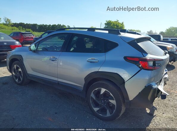4S4GUHM62S3740467 2025 SUBARU CROSSTREK Серебряный Задняя левая четверть