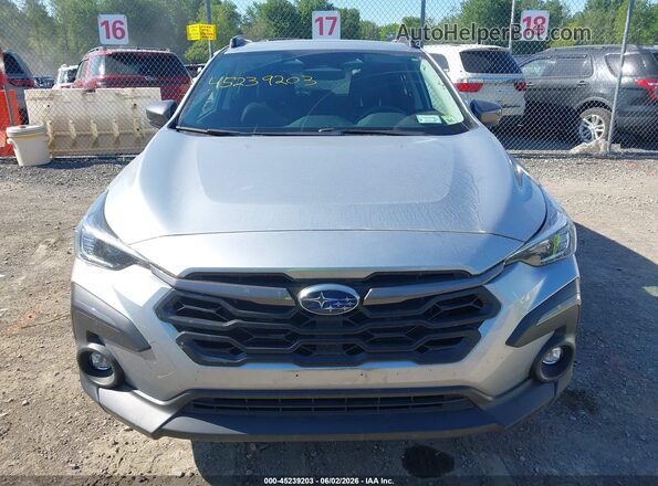 4S4GUHM62S3740467 2025 SUBARU CROSSTREK Серебряный Вид щитка приборов