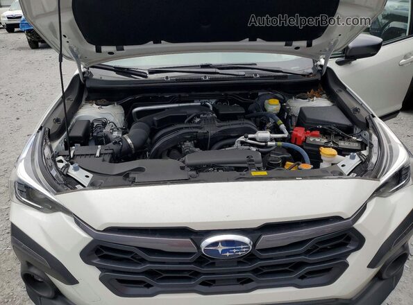 4S4GUHM63S3735228 2025 SUBARU CROSSTREK White 