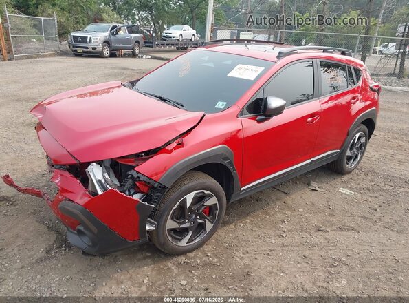 4S4GUHM65S3746019 2025 SUBARU CROSSTREK Red Przód lewy