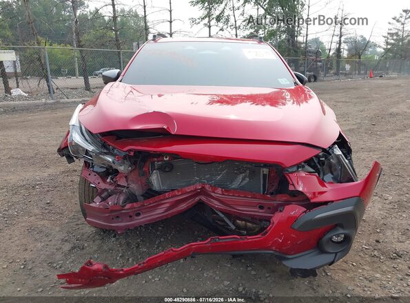 4S4GUHM65S3746019 2025 SUBARU CROSSTREK Red Widok z przodu