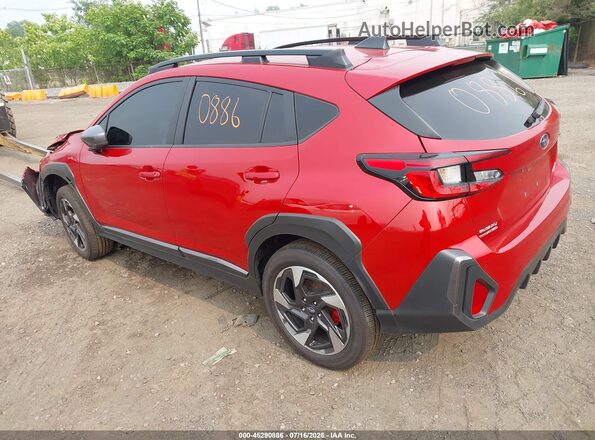 4S4GUHM65S3746019 2025 SUBARU CROSSTREK Red Tył lewy