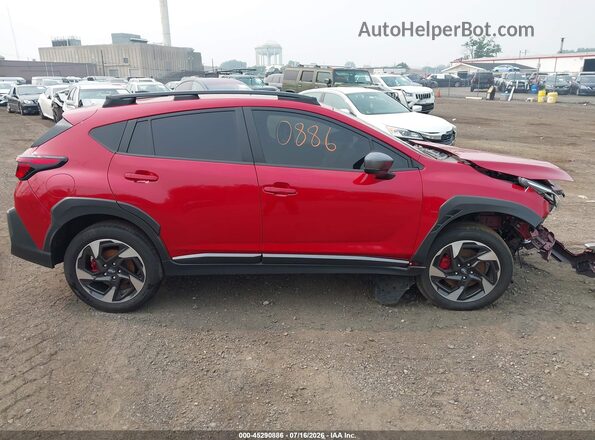 4S4GUHM65S3746019 2025 SUBARU CROSSTREK Red Widok wnętrza z tyłu