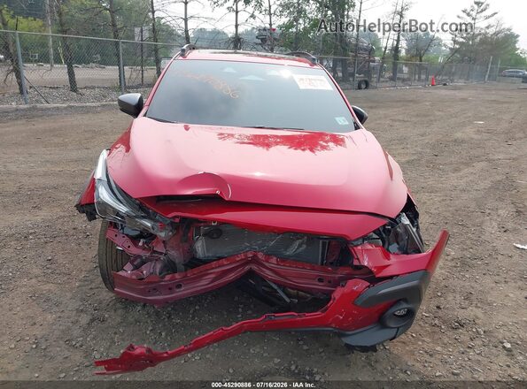 4S4GUHM65S3746019 2025 SUBARU CROSSTREK Red Widok zestawu wskaźników