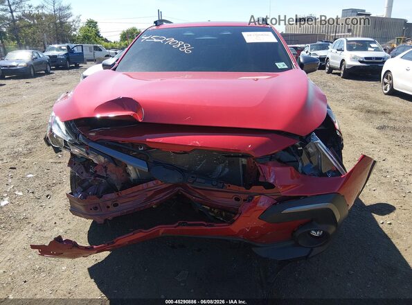 4S4GUHM65S3746019 2025 SUBARU CROSSTREK Red Widok z tyłu