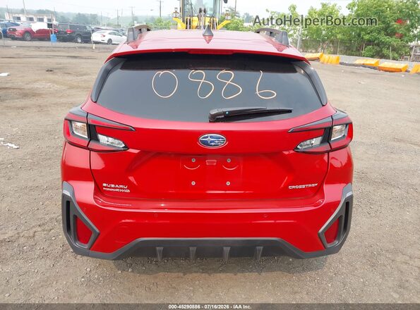 4S4GUHM65S3746019 2025 SUBARU CROSSTREK Red 