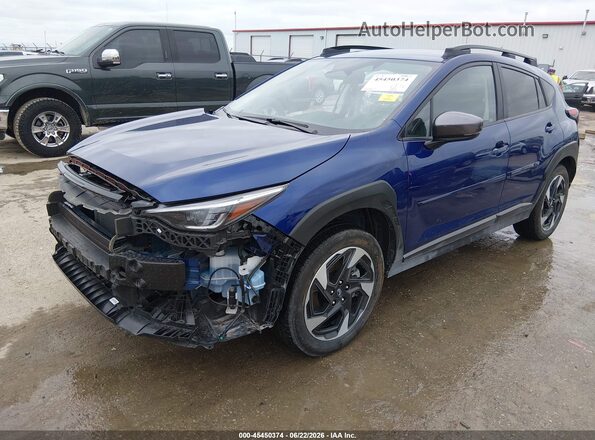 4S4GUHM65S3748806 2025 SUBARU CROSSTREK Синий Передняя левая четверть