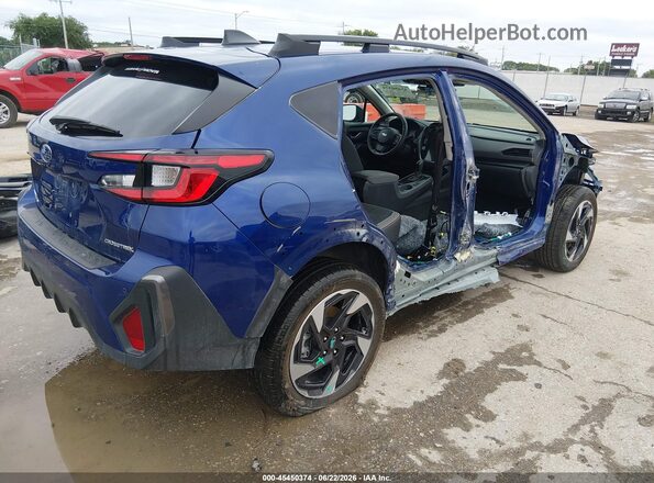 4S4GUHM65S3748806 2025 SUBARU CROSSTREK Синий Задняя правая четверть