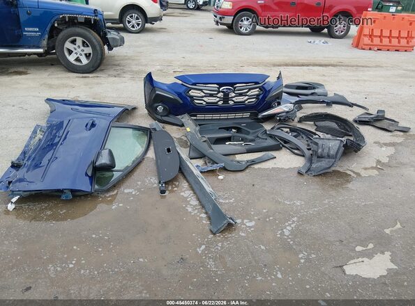 4S4GUHM65S3748806 2025 SUBARU CROSSTREK Синий Вид щитка приборов