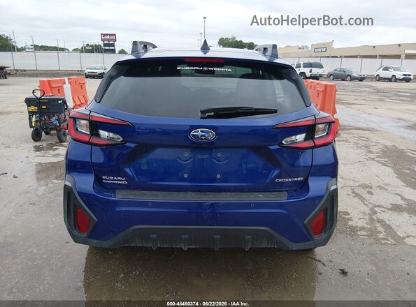 4S4GUHM65S3748806 2025 SUBARU CROSSTREK Синий 
