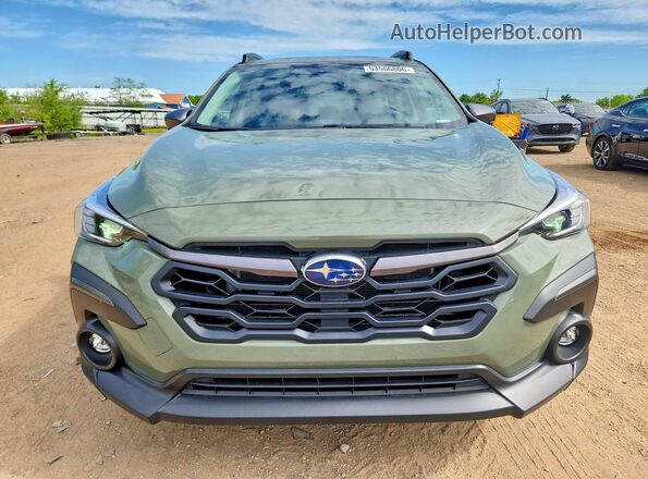 4S4GUHM66R3772879 2024 SUBARU CROSSTREK Green Widok z przodu