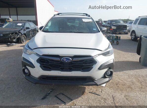 4S4GUHM66S3742805 2025 SUBARU CROSSTREK White Vista del cuadro de instrumentos